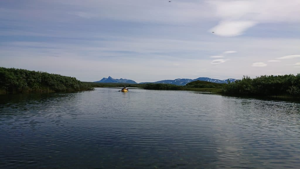 Packraft i Sølvbekken